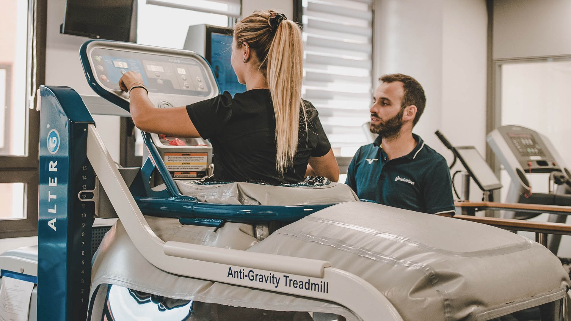 Fisioterapia Lecco tecnologie Anty-Gracity treadmill