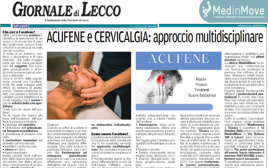 acufene e cervicalgia l'approccio multidisciplinare