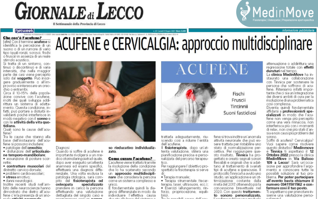 Acufene e cervicalgia: l’approccio multidisciplinare